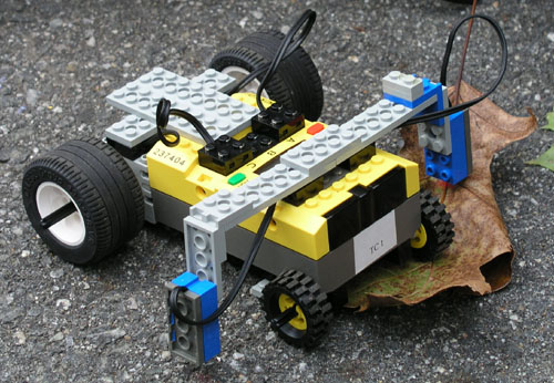 Robotic lego vehicle.
