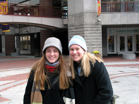 Kristen and Alex at Faneuil Hall.