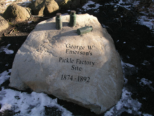 George W. Emerson’s Pickle Factory Site