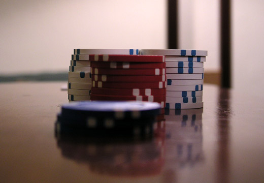 Poker chips.