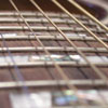 Acoustic guitar strings.
