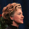 Hilary Clinton speaking at Tufts.