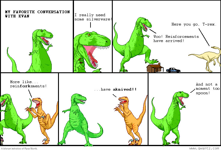 Dinosaur comic.